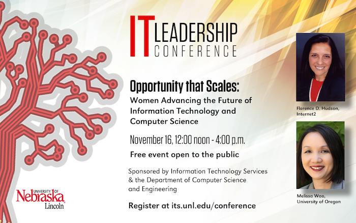 Women Advancing IT &amp; Computer Science. FREE to students, faculty &amp; staff. #UNL Register: go.unl.edu/conference
