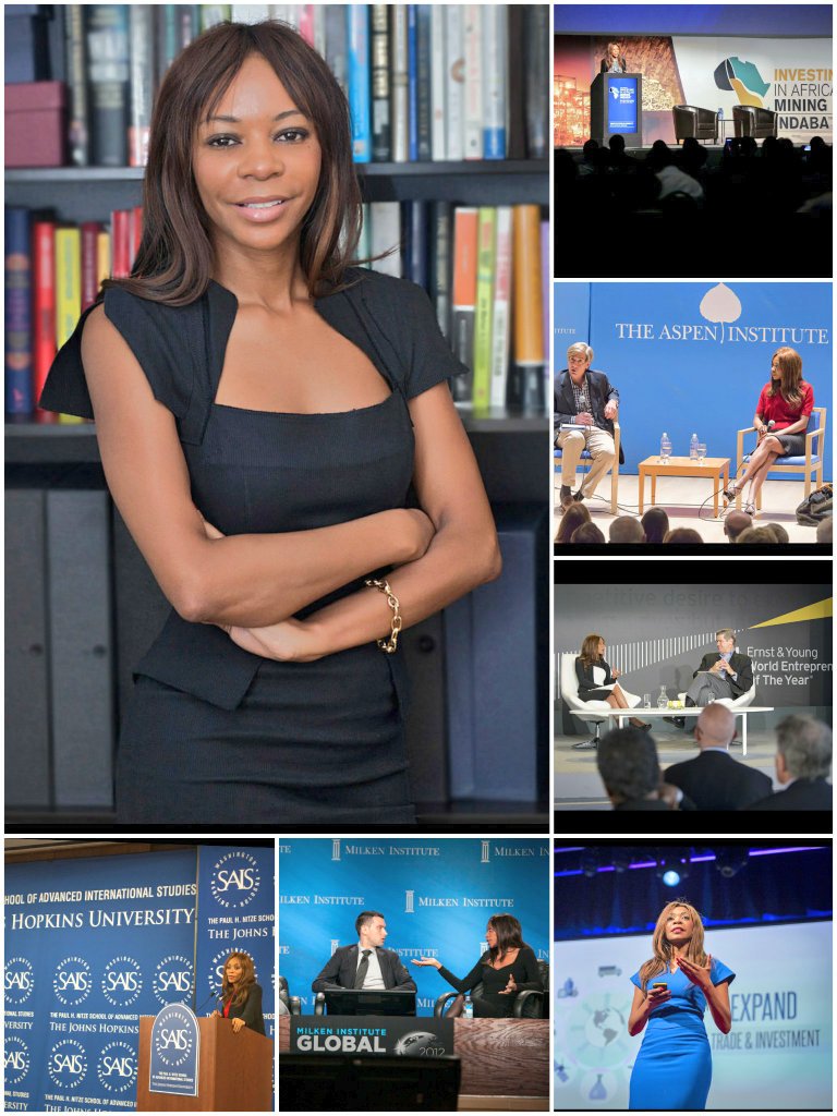 Dr Dambisa Moyo, Zambian. Author, Economist. Regular contributor Economist/FT. Been a guest on CNN, CNBC, BBC, FOX