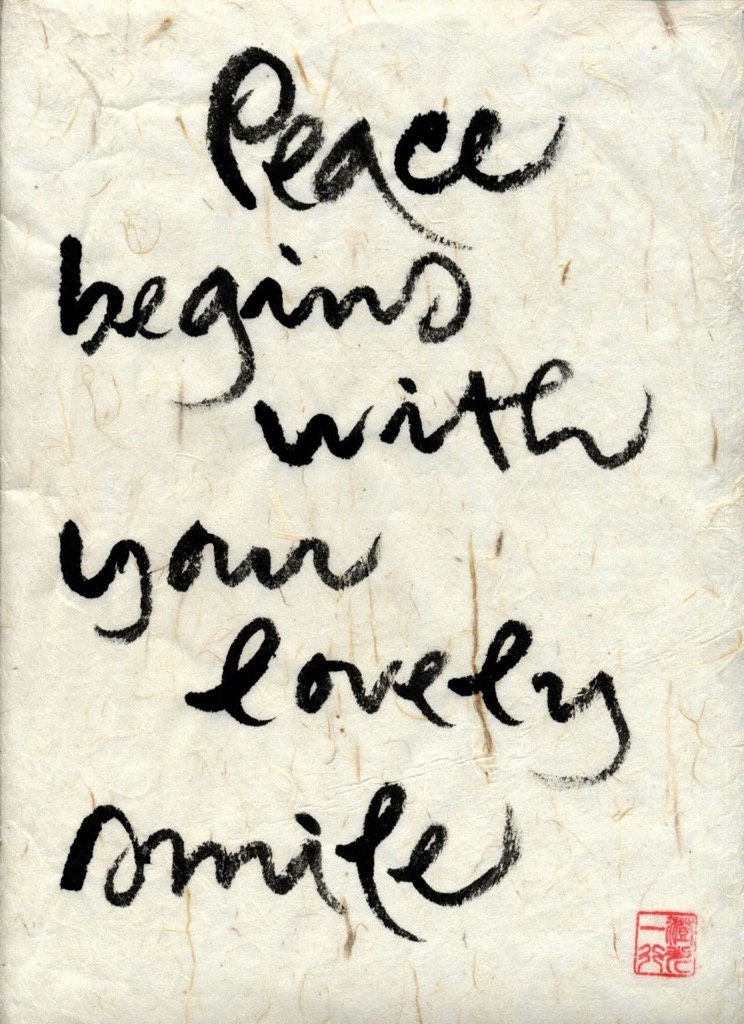 tnh_wisdom's tweet photo. #peace begins with me. #ThichNhatHanh https://t.co/wL1O6iNkck