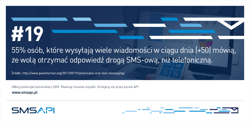 SMSAPI's tweet photo. #SMSfact w nieustannym pośpiechu #SMS jest praktyczniejszą formą komunikacji co potwierdza ponad 50%badanych #SMSAPI https://t.co/ZzfCQt8Onq