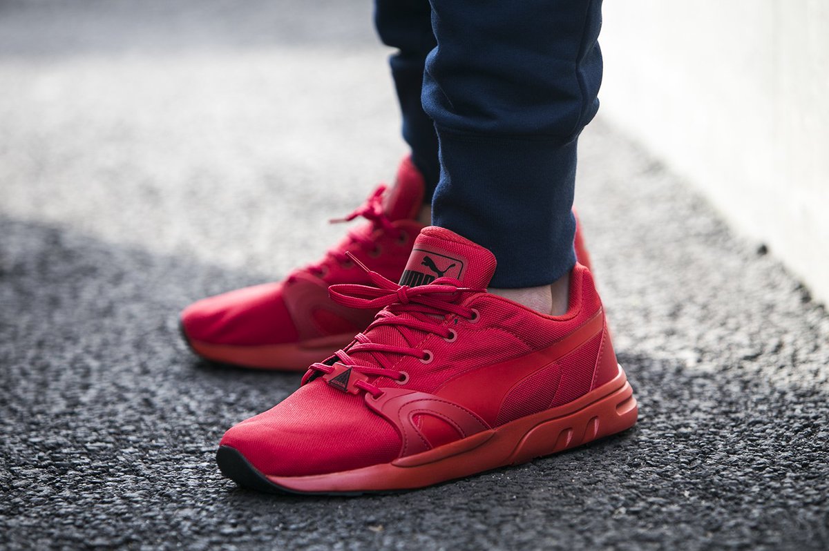 puma red trinomic