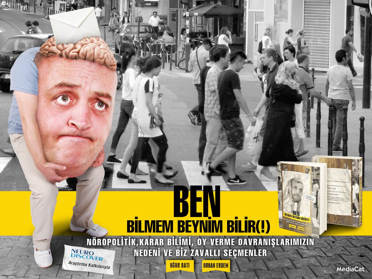 Dünyanın ilk #nöropolitik kitabı #BenBilmemBeynimBİlir <a href="/DenizUlke/">Deniz Ülke Kaynak</a> hocamızın zihin açıcı katkılarıyla çıktı!