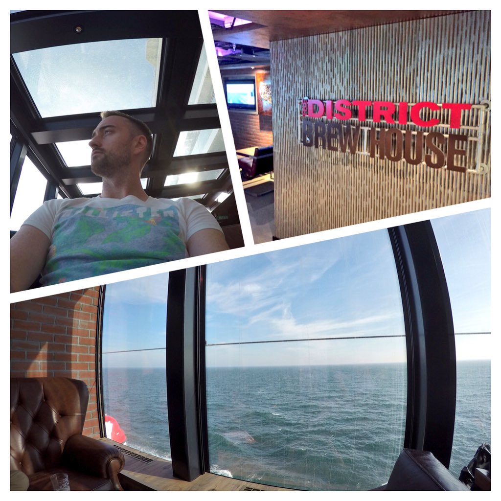 Sparkx's tweet photo. One of my favourite spots on board @NCL_UK @CruiseNorwegian #NorwegianEscape - the District Brew House #EscapeSquad https://t.co/1fnkoUwbfZ