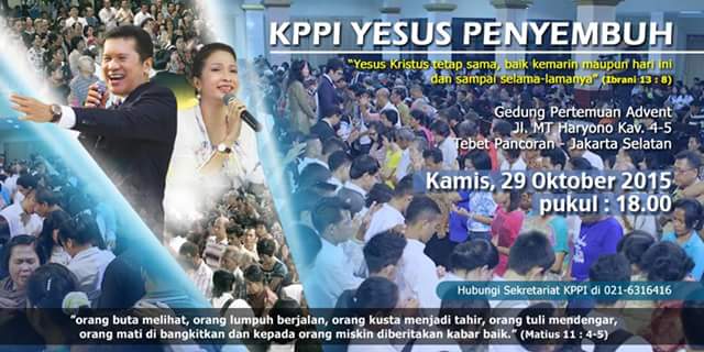 RevivalDepok's tweet photo. KPPI Yesus Penyembuh. Disediakan kendaraan antar jemput. Informasi: Suwandi 081386562142 https://t.co/qKhASJKrtm