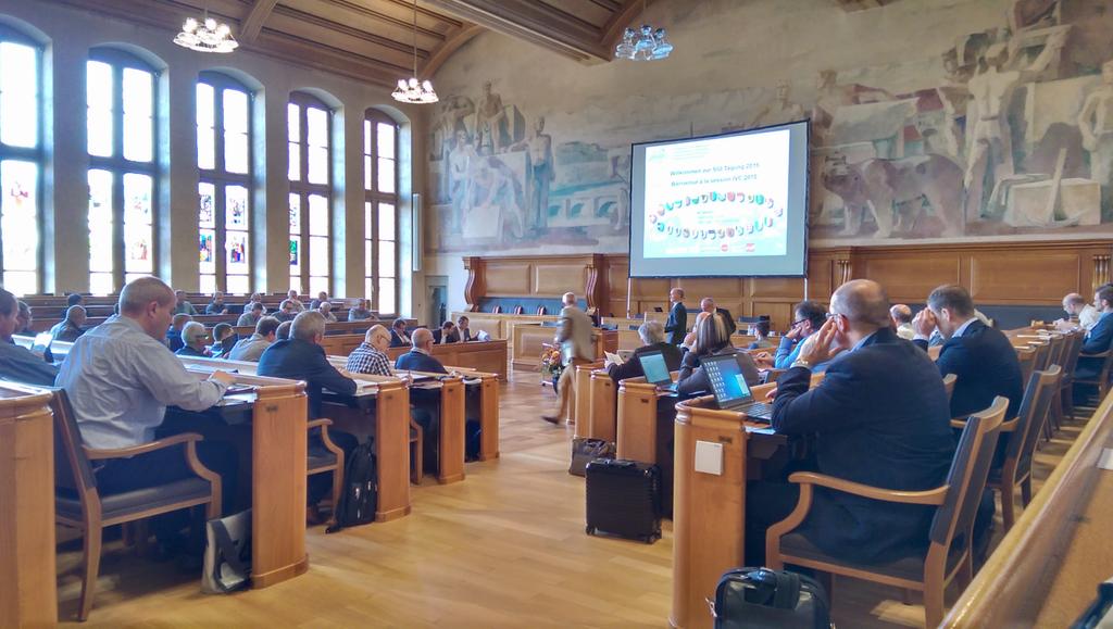 LorenzIlg's tweet photo. #SIK Plenartagung Arbeitsgruppe Städte- & Gemeindeinformatik, Begrüssungsrede @Alex Bukowiecki
#eGovernment #iweb_ch https://t.co/1tsfCVAl6N