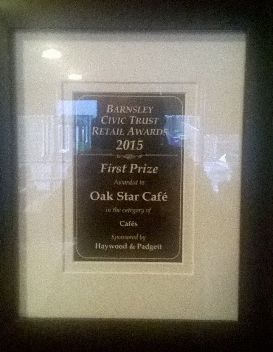 oak_star's tweet photo. We did it again and won the first prize for the second time at Barnsley Civic Trust Shop Awards. #barnsleyisbrill https://t.co/NkxQnye7Bq