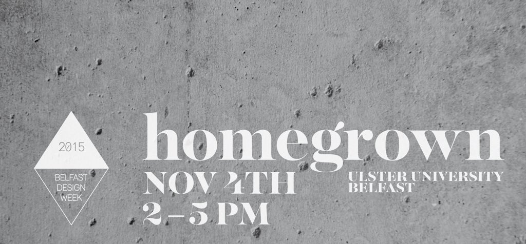 belfastdesignwk's tweet photo. HomeGrown: NI's exciting emerging designers + those more established too! Book here: https://t.co/oFXBBGtMtW #BDW15 https://t.co/AMrB3mVfdN