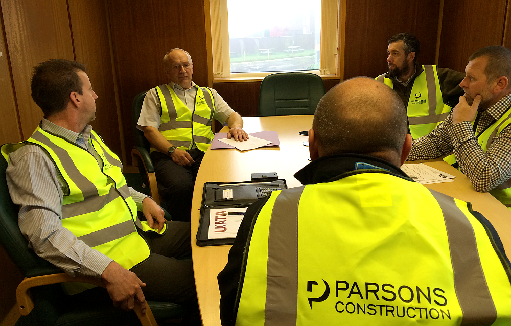 Today we discussed asbestos &amp; ensured we have industry leading practices in place to deal with it "asbestos" we can