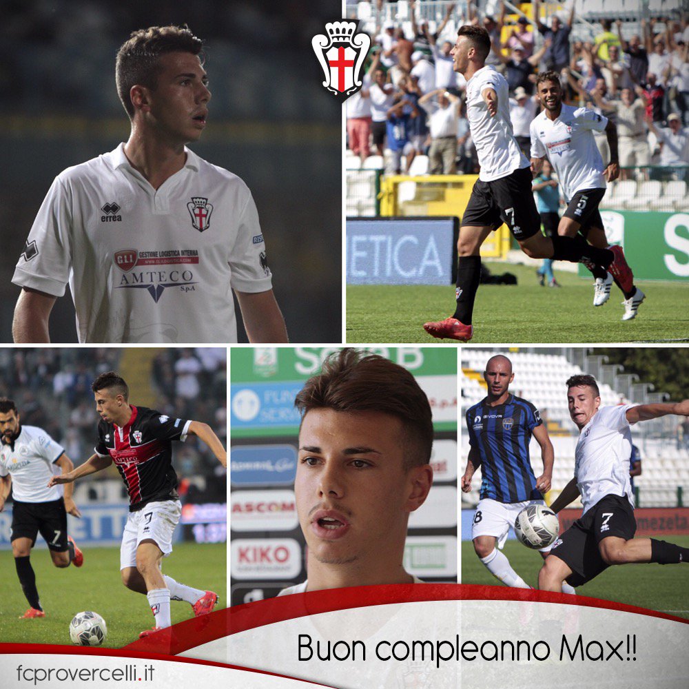 ProVercelli1892's tweet photo. Tanti auguri al giovane centrocampista @MaxiGatto7 #serieb @LegaSerieB @SportSuite_it (Foto @Iguan89) @DiMarzio https://t.co/DPnFVhKdx3