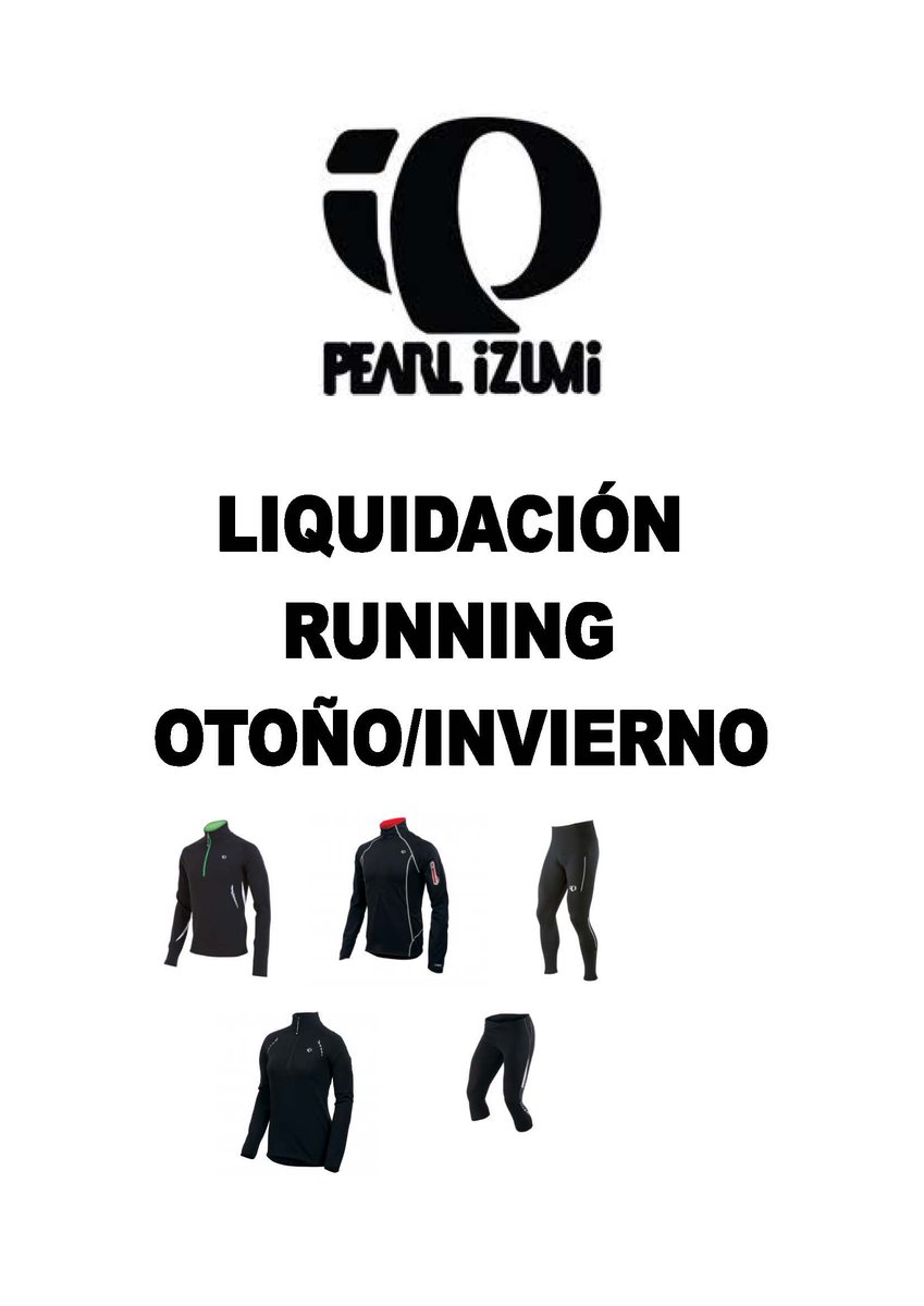 solucionesdepor's tweet photo. Liquidamos todo el material de running para hombre y mujer Pearl Izumi en @solucionesdepor aprovecha para equiparte https://t.co/G02ZtHpF1T
