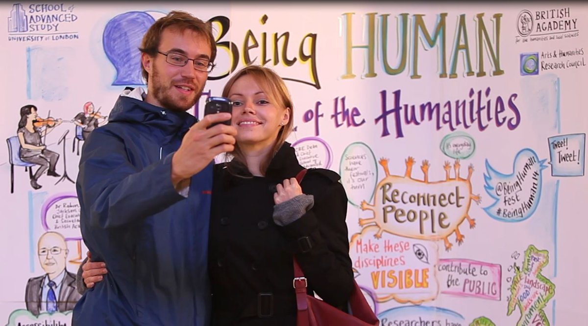 BeingHumanFest's tweet photo. We believe that the #humanities are for EVERYONE. RT if you agree and help us spread the word for #BeingHuman15! https://t.co/bDgoTOu3a2