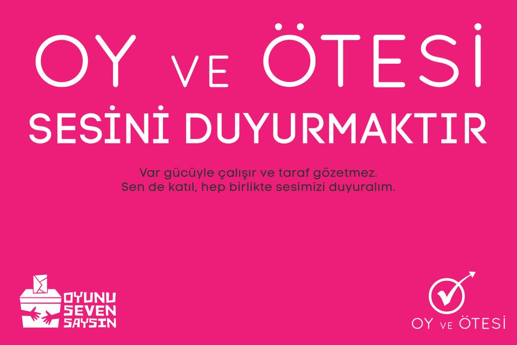 Hep birlikte sesimizi duyurmak için sen de kayot ol; sandik.oyveotesi.org