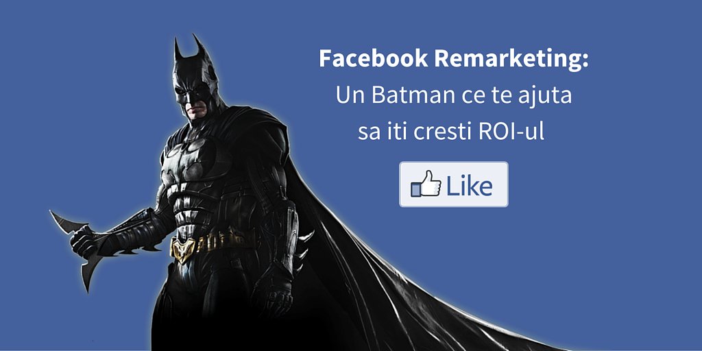 wadsro's tweet photo. Facebook Remarketing: Un Batman ce te ajuta sa iti cresti ROI-ul https://t.co/zLPE1VQ4l0 https://t.co/buaT6E3AkG