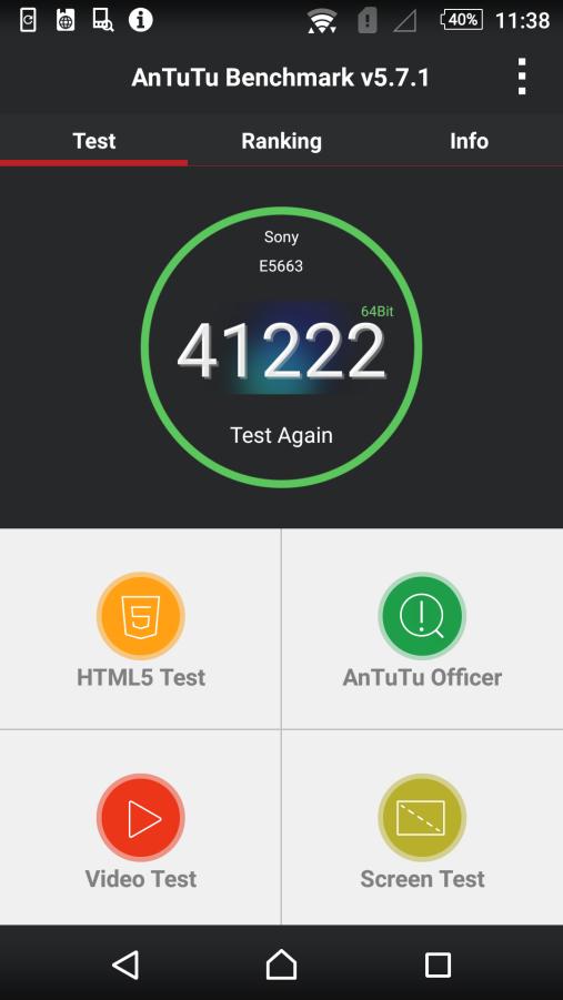 Hasil test Antutu Benchmark Xperia M5 Dual. Skor yang fantastis untuk kelas mid-range. #XperiaM5Dual @SonyXperiaID