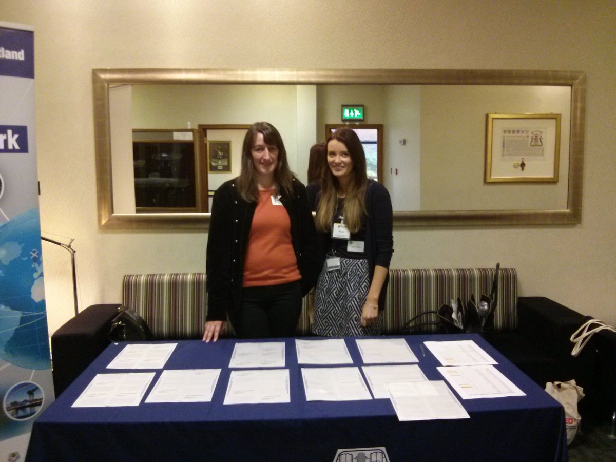 Autism_Network's tweet photo. Jane and Jayne are at registration waiting to welcome delegates to the #SWANConference at @UniStrathclyde. https://t.co/bHwpIU6SEB