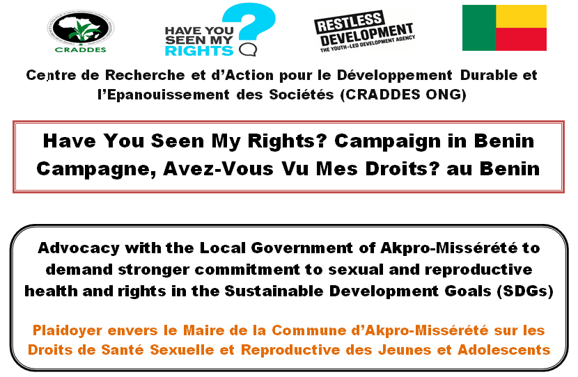 craddes's tweet photo. 27/10/2015, Advocacy with the Local Gov Akpro-Missérété to demand stronger commitment to SRHR in the SDGs  #5Pledges https://t.co/jFDQltHq8D