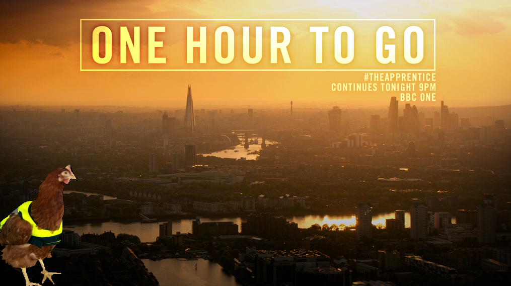 Lord_Sugar's tweet image. Tune in at 9pm for The @bbcapprentice! Will there be a Big Face off or a clucking disaster?