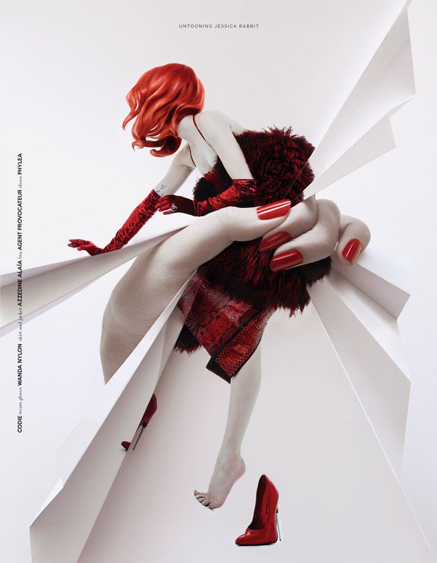 typicaljayni's tweet photo. Love these images of Codie Young for Umno magazine by photographer Nhu Xuan Hua. So #jessicarabbit #codieyoung https://t.co/sR1e82ACCW