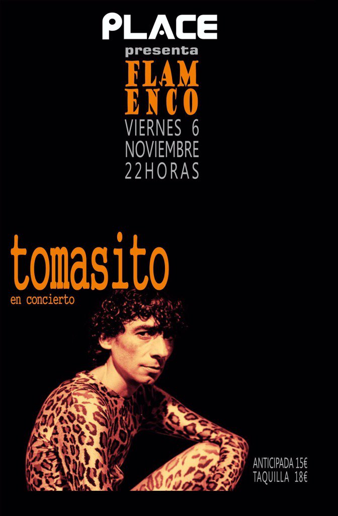 6 de noviembre a partir de las 22.00 horas <a href="/SalaPlaceTeruel/">Sala Place Teruel</a> Ya puedes comprar tu entrada 15 € /18€ 
#Teruel #compas💃