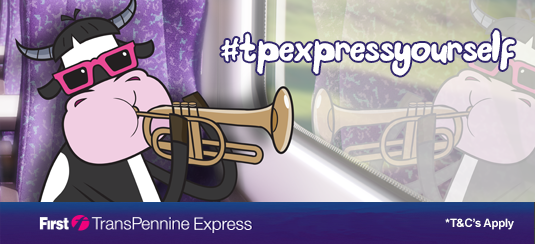 TPExpressTrains's tweet photo. The Uddertones love listening to some tunes on board our trains - how do you #TPExpressYourself? https://t.co/NofYBHYt7N