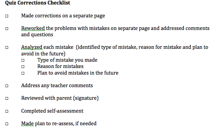Tonight's homework is to correct their first quiz of the expressions unit.  Families, ask to see how it went.
