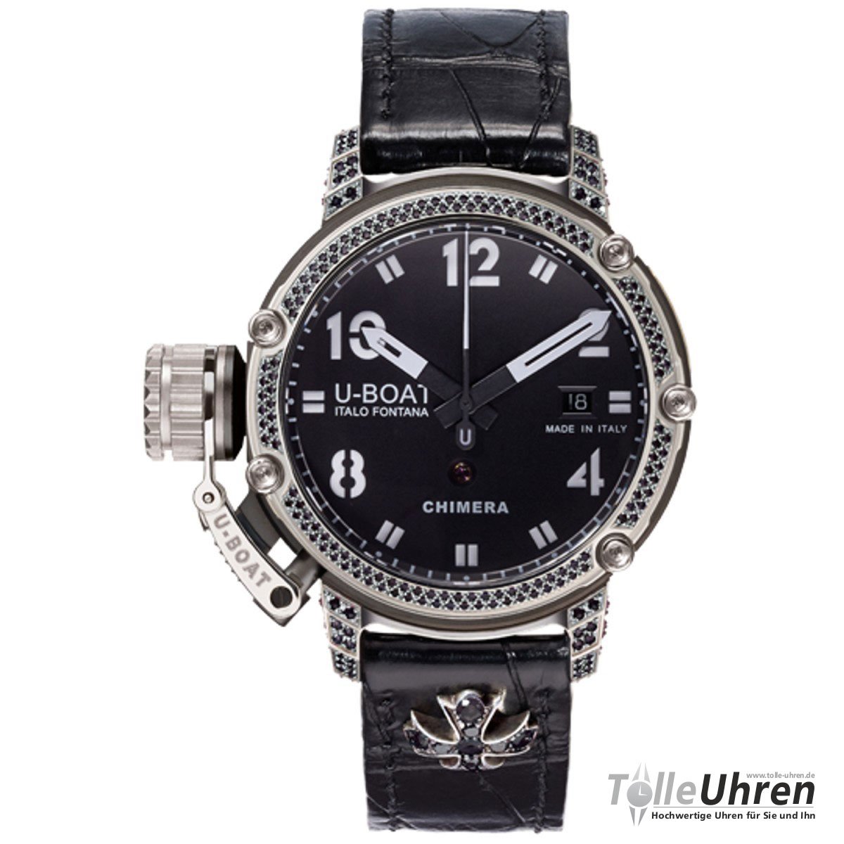 LS24COM's tweet photo. Sammlerstück - U-Boat Uhr Chimera Stones Diamonds https://t.co/2APY52rAtq #uhren #uboat #watches #design #diamaten https://t.co/srvQ8VFkYl