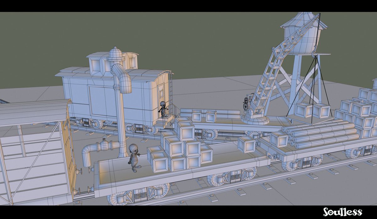 WildTotemGames's tweet photo. Os dejamos el concept y el modelado final del final del nivel.
¿Qué os parece? #indiedev #gamedev #spanishdev https://t.co/eiaclA5hro