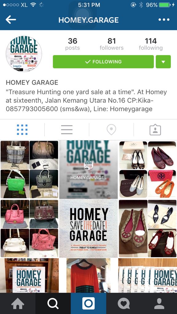 hi all, dont miss our event #HomeyGarage on 31 oct - 1 nov! check out our instagram for more information. see you 💋