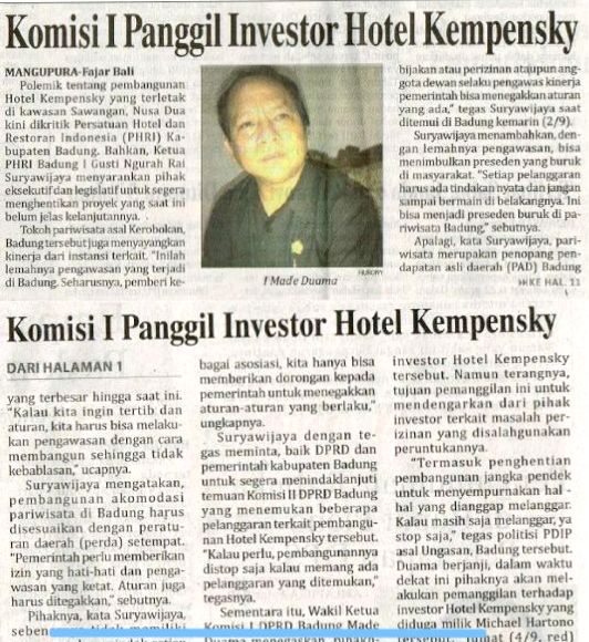 "Antara Sumpah Pemuda, Revitalisasi Benoa & Rasisme Grup 