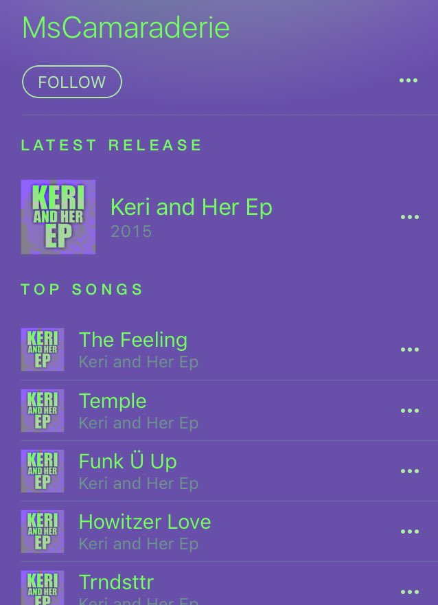 MsCamaDaily's tweet photo. KERI &amp; HER EP
https://t.co/5cFliWKE6Q: iTunes
https://t.co/guyiuNIaKV: Tidal
PURCHASE TODAY https://t.co/B1fGWyHTWc
