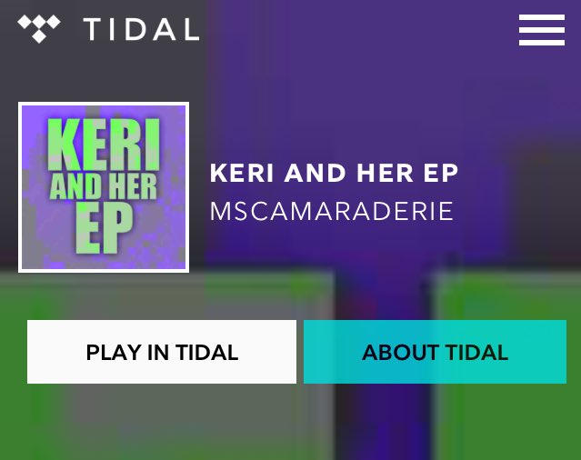 MsCamaDaily's tweet photo. KERI &amp; HER EP
https://t.co/5cFliWKE6Q: iTunes
https://t.co/guyiuNIaKV: Tidal
PURCHASE TODAY https://t.co/B1fGWyHTWc