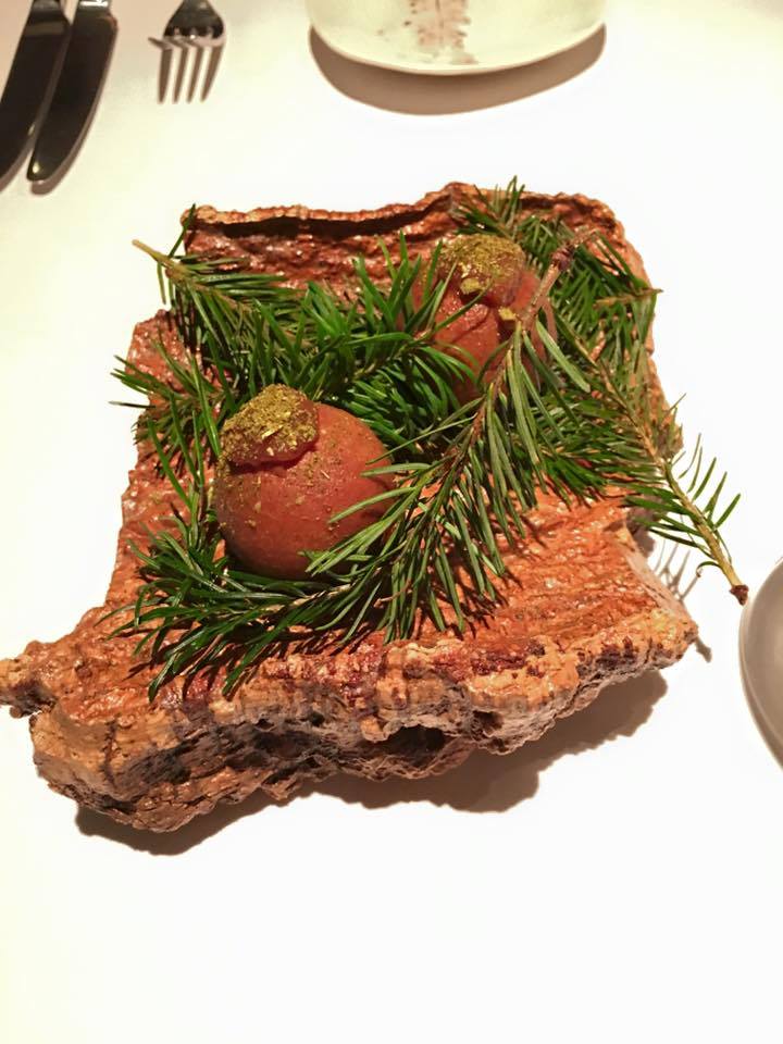 MsMarxMorpeth's tweet photo. @WeWantPlates  venison dumplings at the ledbury on BARK! https://t.co/T22LbI3eoA