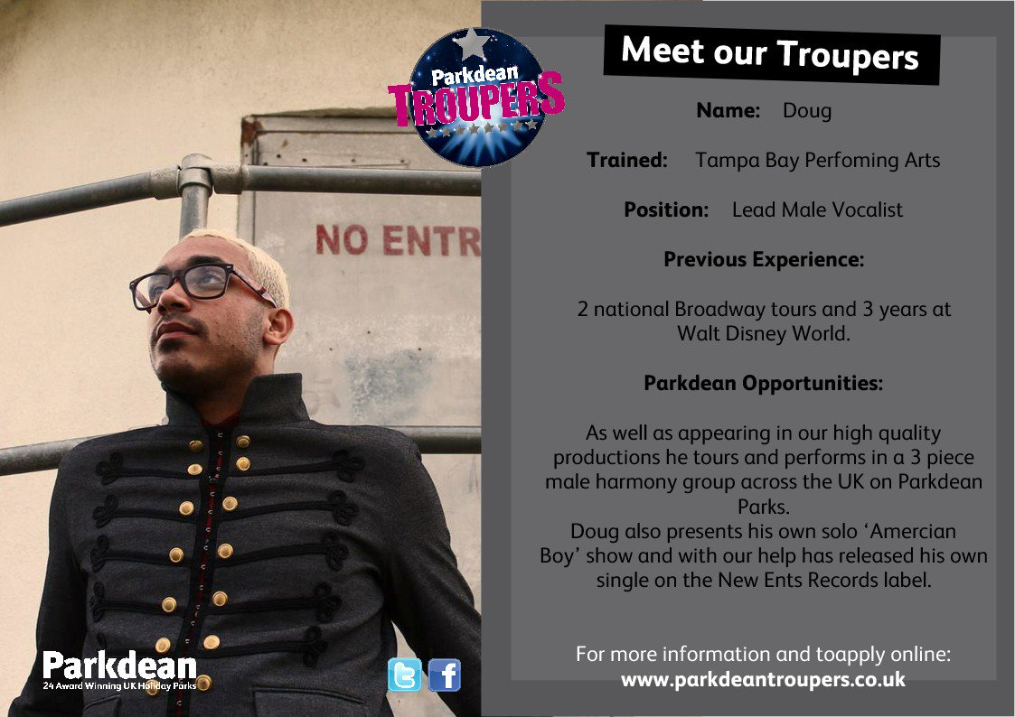 Meet Doug, lead male vocalist at one of our largest parks and 1/3rd of our popular male harmony group <a href="/The_Styled/">The Styled</a>