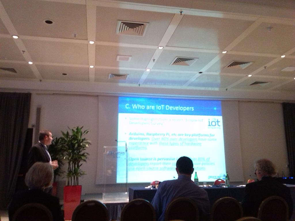 EAI_IoT's tweet image. Who are #IoTdevelopers ? 53% of #mobiledevelopers are already involved in #IoT F. Antonelli @createnet #IoT360