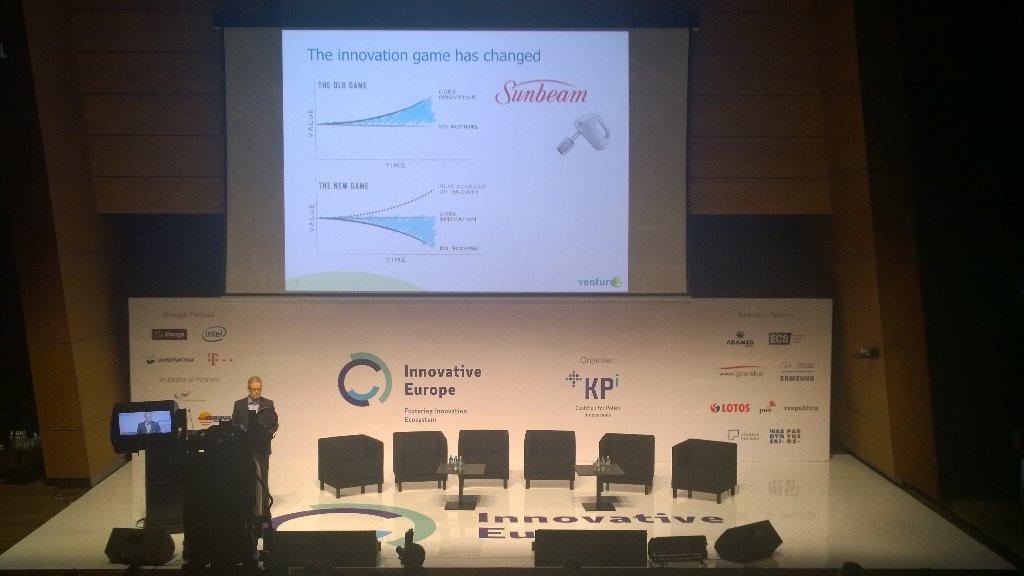 RafalPawlaszek's tweet image. Michael Doherty on innovation #ie2015 #sybillatechnologies