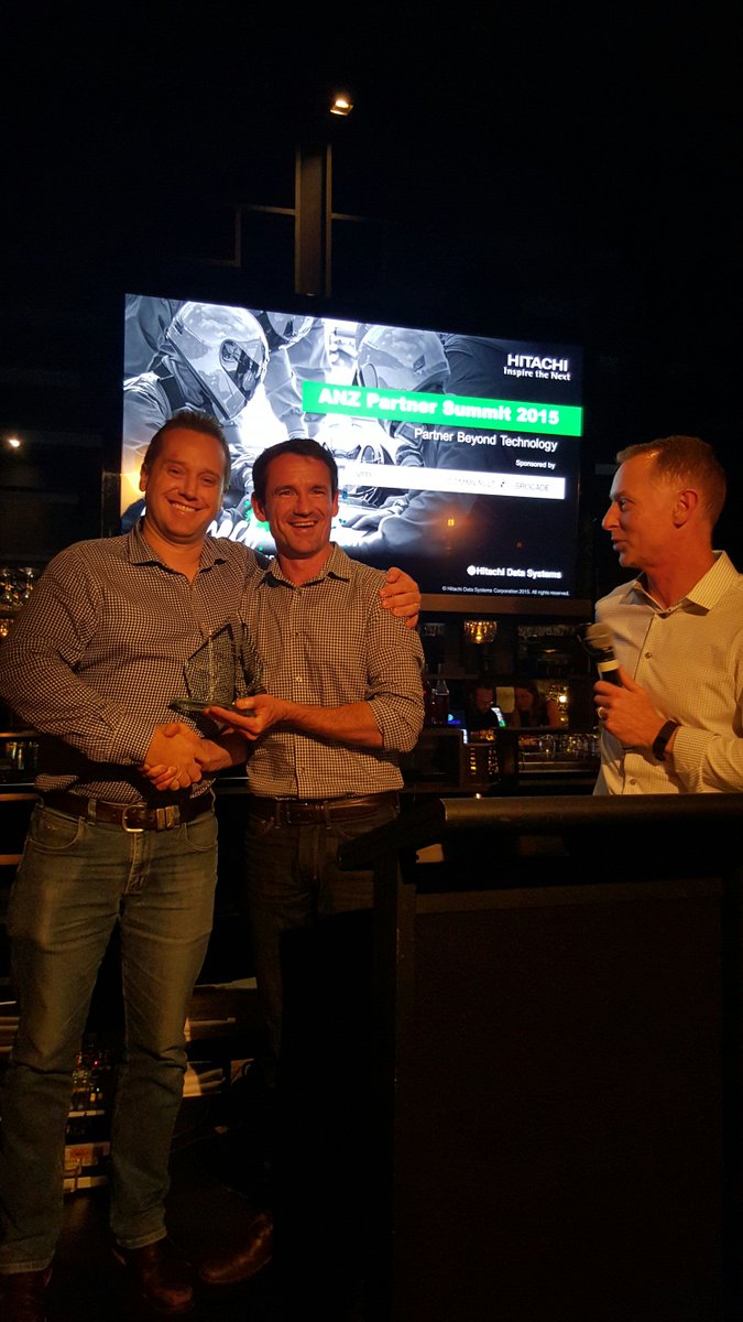 HitachiVantaraA's tweet photo. Congratulations @insynctech: New Partner of the Year #HDSSummit https://t.co/8EcWsQQxaY