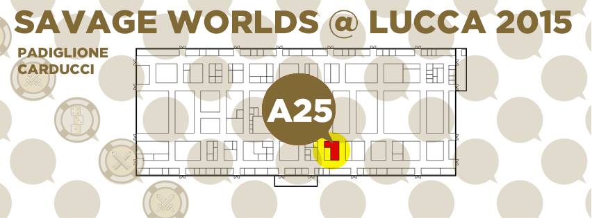 SavageWorldsIta's tweet photo. Ecco la mappa per trovare #SavageWorlds a #Lucca Comics &amp; Games! #CavalieriDiBasilea #Compendio #Fantascienza https://t.co/weR3g0x6VT