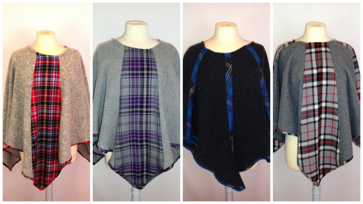 TartanTouch's tweet photo. Lovely tartan ponchos!!! #cosy #warm #perfectforthecoldweather #attheFountain https://t.co/dTvJIYXwZV