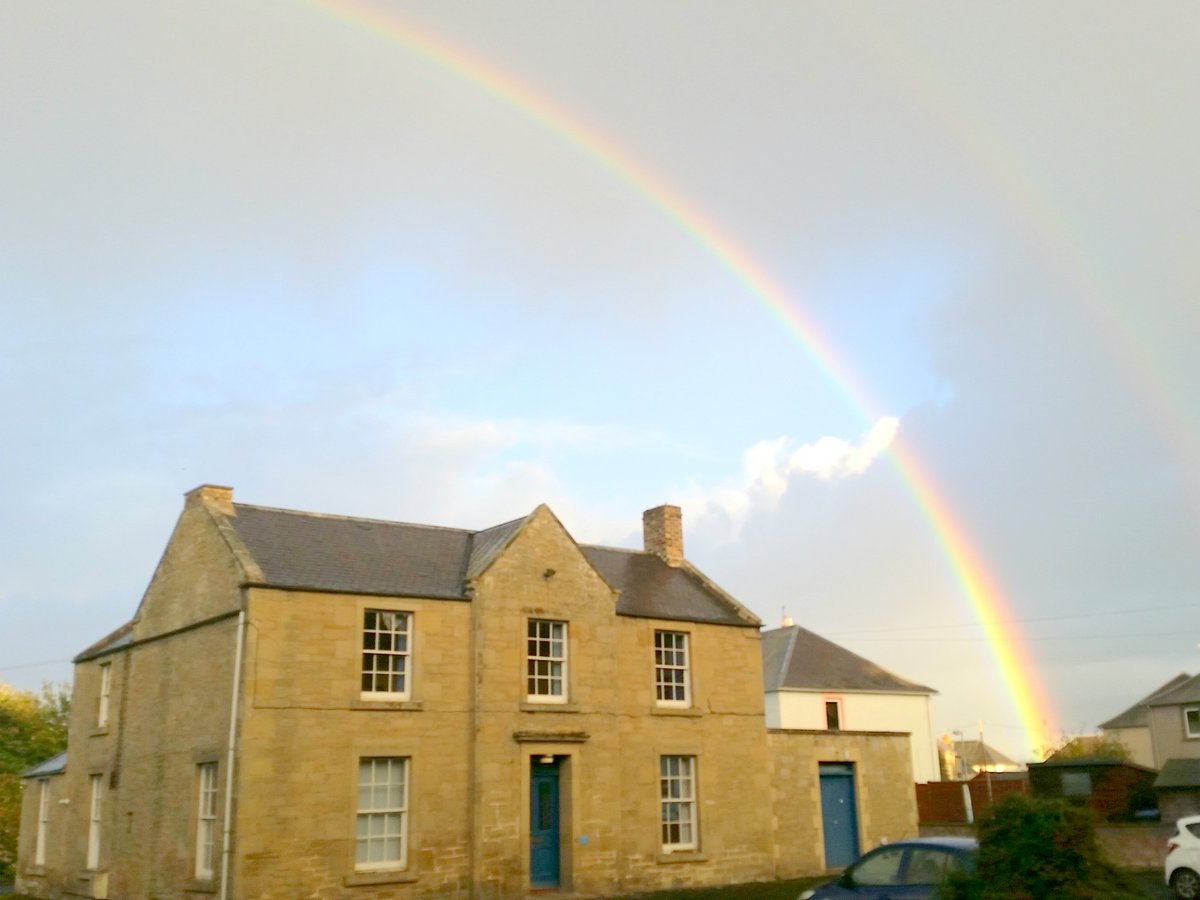 visiondentalab's tweet photo. Double rainbow over the Lab - signs of good times ahead? https://t.co/YO8H62wxmu
