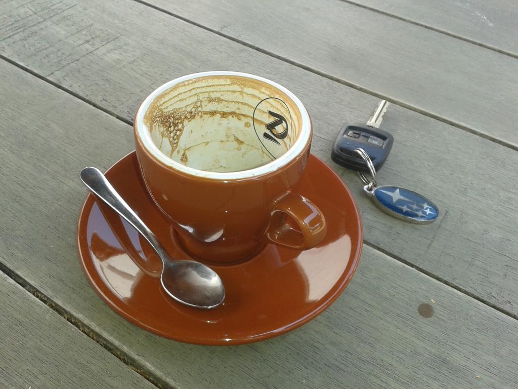 eraylward's tweet photo. Is the cup half-full or half-empty? NO! It is completely empty! #deluxcoffeeworks https://t.co/x5y46P6EkL