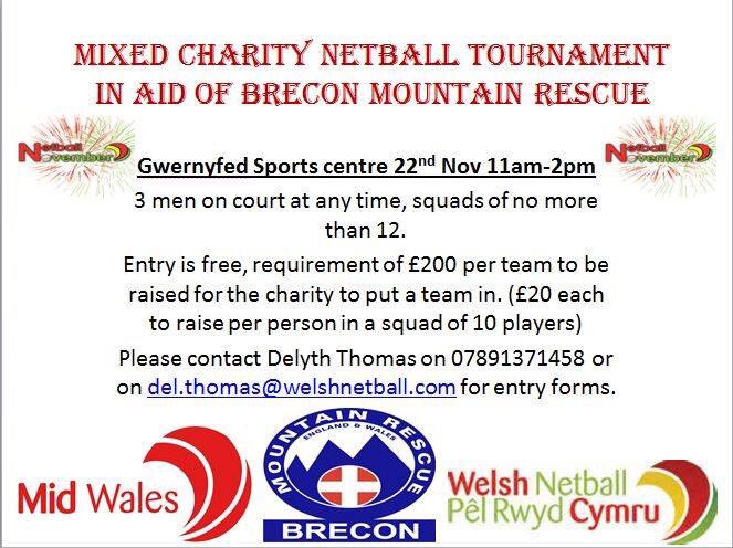 PowysNetballDel's tweet photo. If you want to enter a team let me know. Great fun and all money is for charity https://t.co/QTMcIstGg8