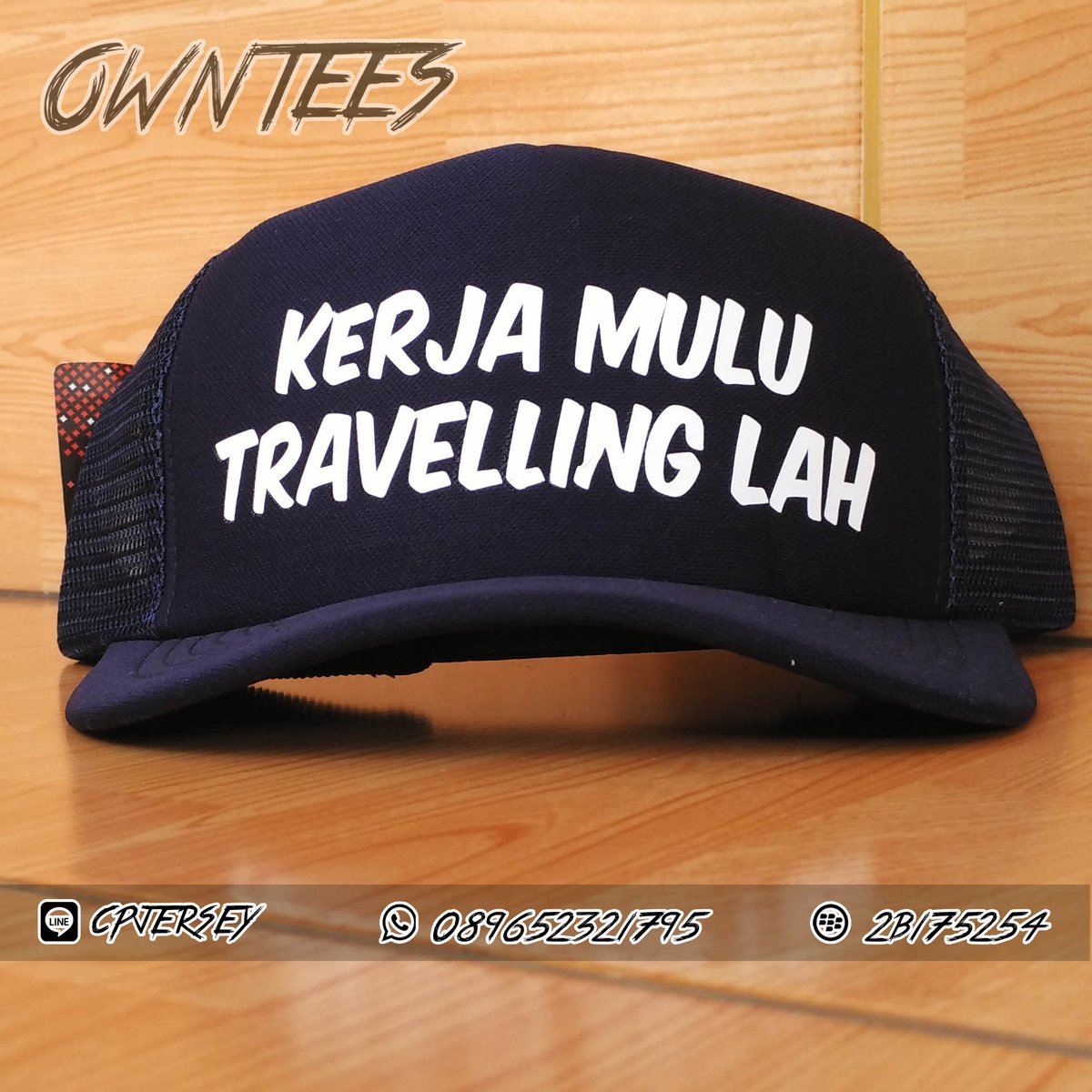 CUMA 35 RIBU! BIKIN TOPI JARING DENGAN DESAIN SESUKAMU | ORDER: 089652321795 / 2B175254