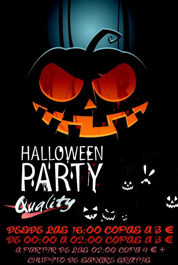 PubQuality's tweet photo. Ya te estamos preparando tu fiesta Halloween, sábado tarde y por la noche hasta las 2h, copas 3€ chupito sangriento https://t.co/ysV32sTvj8