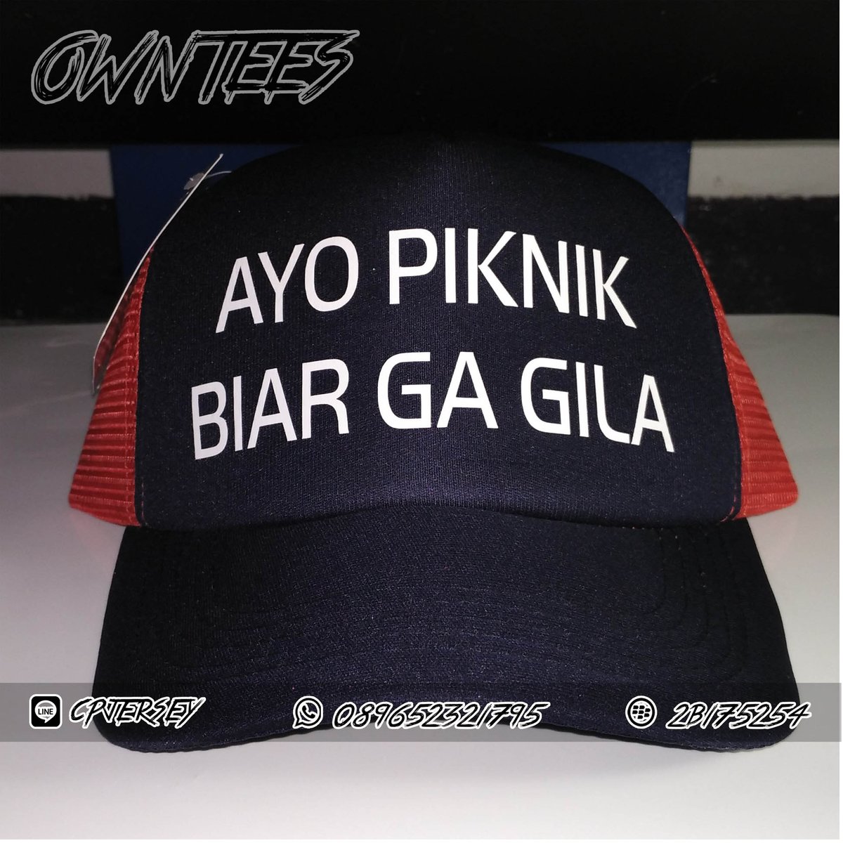 CUMA 35 RIBU! BIKIN TOPI JARING DENGAN DESAIN SESUKAMU | ORDER: 089652321795 / 2B175254