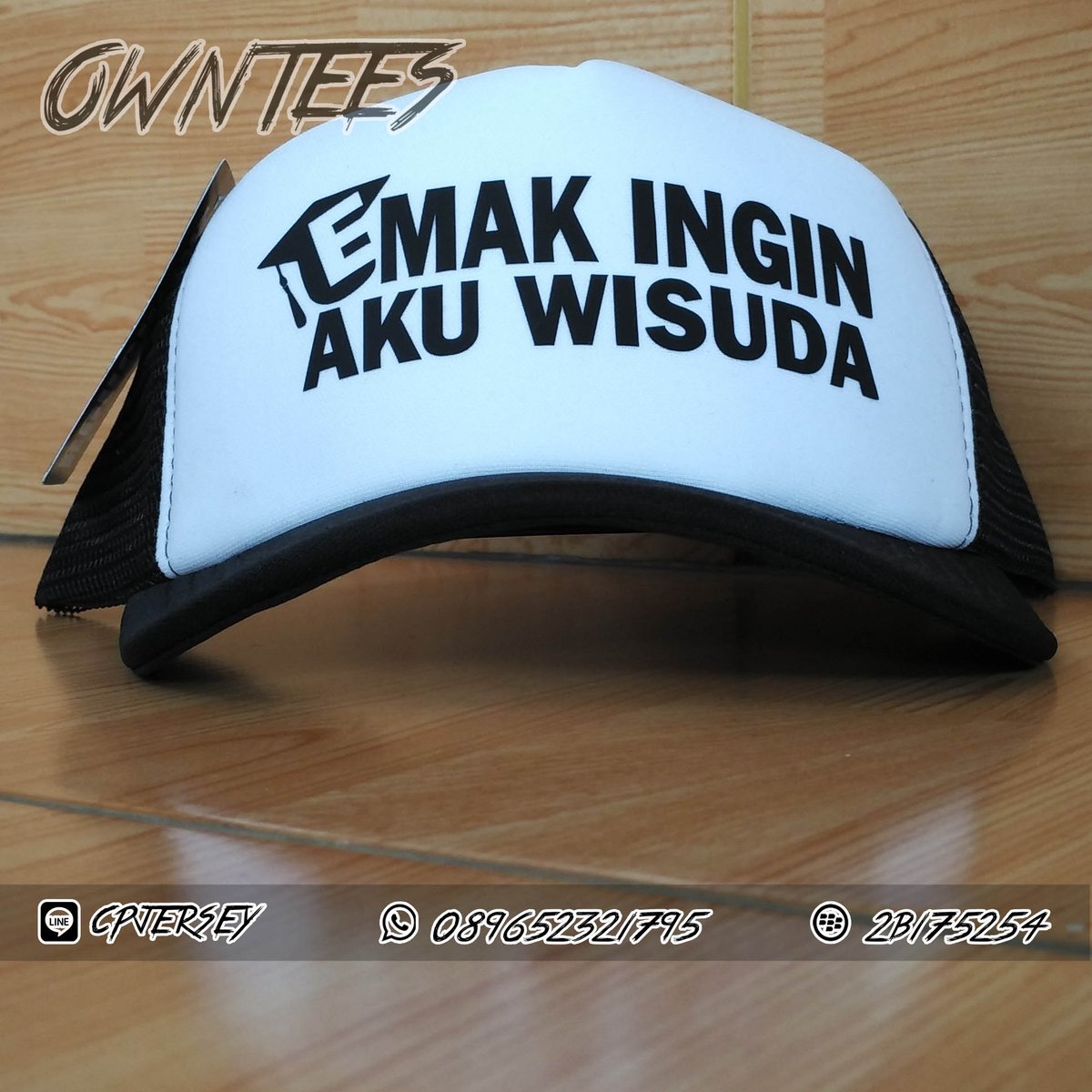 CUMA 35 RIBU! BIKIN TOPI JARING DENGAN DESAIN SESUKAMU | ORDER: 089652321795 / 2B175254