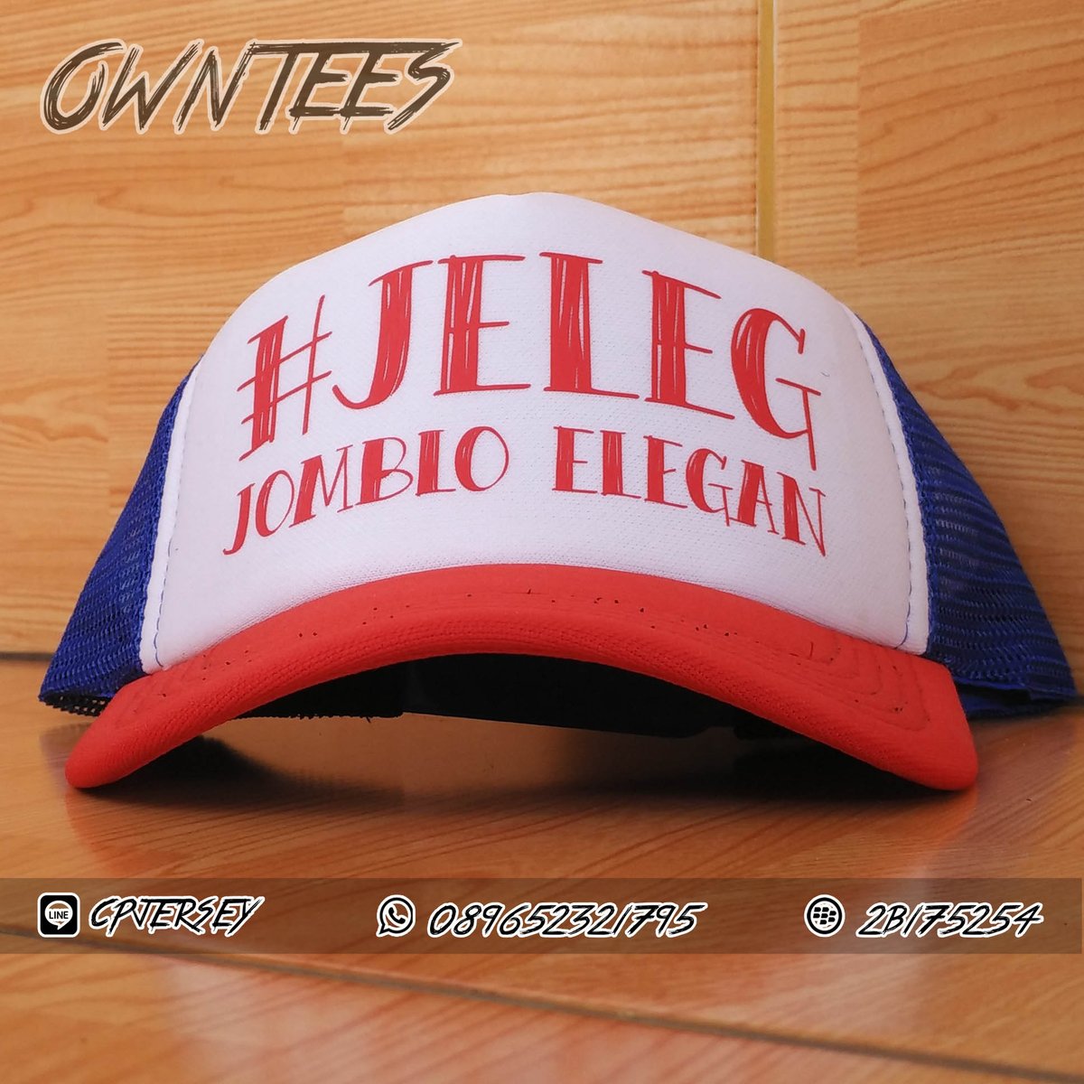 CUMA 35 RIBU! BIKIN TOPI JARING DENGAN DESAIN SESUKAMU | ORDER: 089652321795 / 2B175254