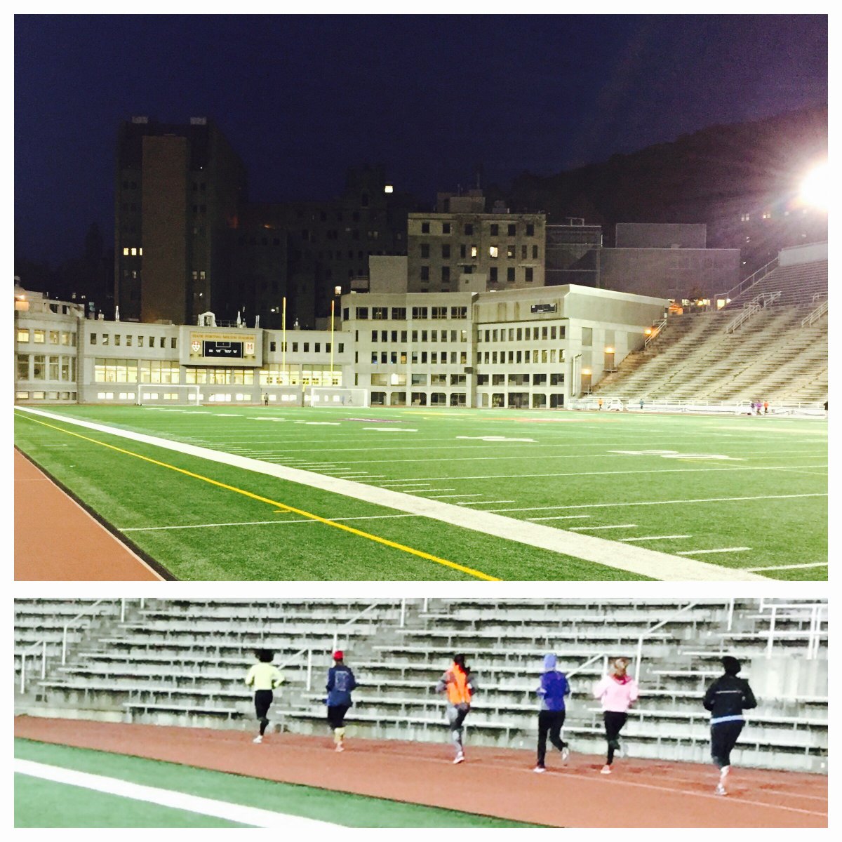 McGillRec's tweet photo. A lovely morning for a run! #riseandshine #earlybirdgetstheworm #getfitin2015 #mcgill #molsonstadium @doryslanglois https://t.co/Miqk7hDFPg