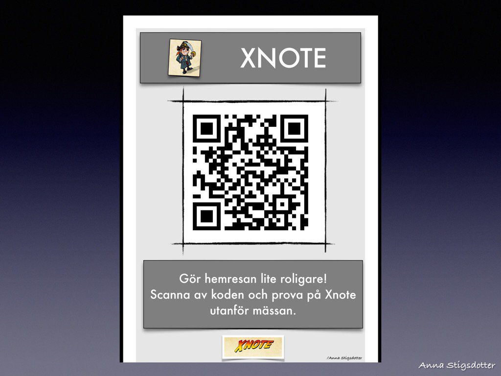 StigsdotterAnna's tweet image. Testa Xnote på vägen hem idag utanför mässan!
#SettSyd #Xnote #ikt
