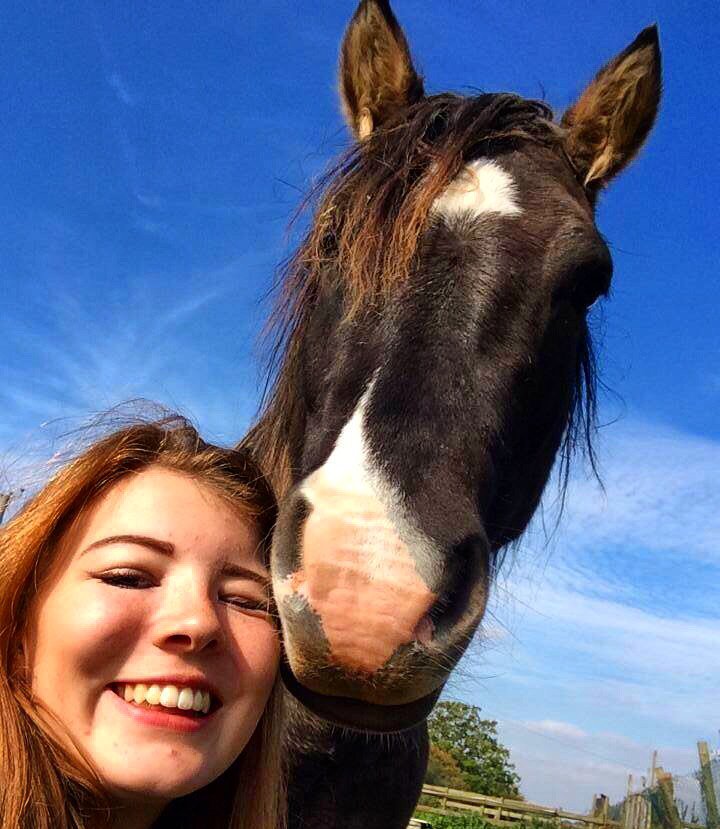 ahhrtrust's tweet photo. It's national #iloveyouday so we're sharing this #selfie of our rescue horse Michael and volunteer Ellen ❤️🐴 https://t.co/nn9IrJZNru