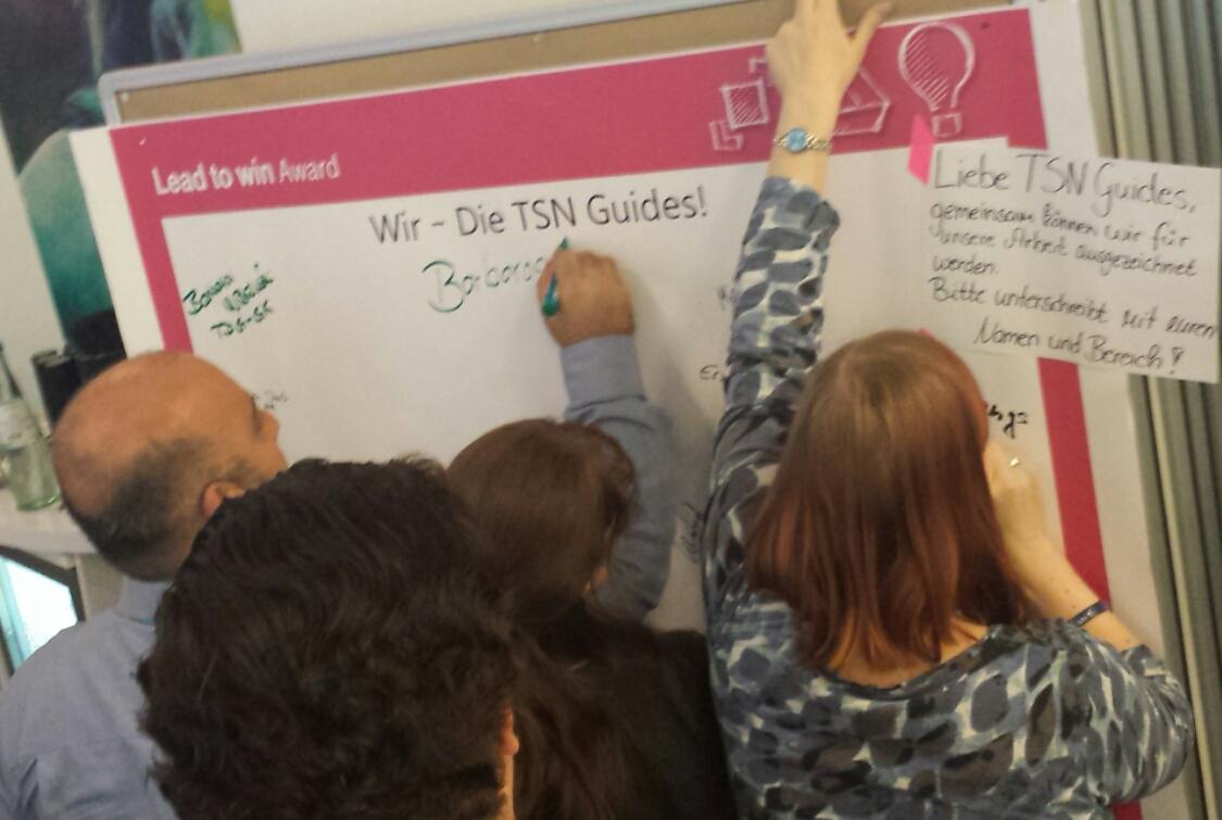 winfried_ebner's tweet photo. Lb. @c_illek: Hier Preview auf #TSNGuides-Bewerbung für #LeadToWin Award 😉 #AndersArbeiten #telekomwall https://t.co/Mm1qVU85zR